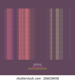 Abstract Background with Colorful Dotted Lines Pattern