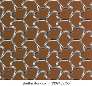 Abstract background. Colorful dynamic stylish wallpaper. Graphic illustration with wavy halftone design. Smart design for your business advert.  Vector illustration   