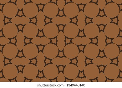 Abstract background. Colorful dynamic stylish wallpaper. Graphic illustration with wavy halftone design. Smart design for your business advert.  Vector illustration, brown color, brown pattern,
