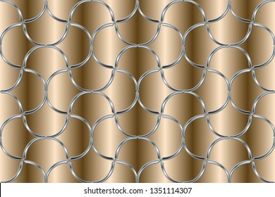 Abstract background. Colorful dynamic stylish wallpaper. Graphic illustration with wavy halftone design. Smart design for your business advert.  Vector illustration, brown color, brown pattern,
