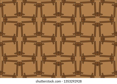 Abstract background. Colorful dynamic stylish wallpaper. Graphic illustration with wavy halftone design. Smart design for your business advert.  Vector illustration, brown color, brown pattern, 