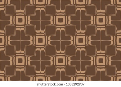 Abstract background. Colorful dynamic stylish wallpaper. Graphic illustration with wavy halftone design. Smart design for your business advert.  Vector illustration, brown color, brown pattern, 