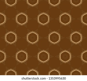 Abstract background. Colorful dynamic stylish wallpaper. Graphic illustration with wavy halftone design. Smart design for your business advert.  Vector illustration, brown color, brown pattern, 