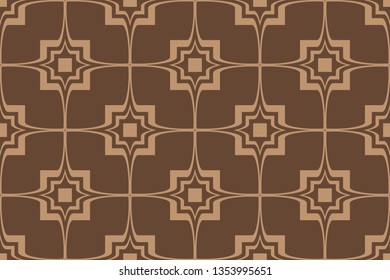 Abstract background. Colorful dynamic stylish wallpaper. Graphic illustration with wavy halftone design. Smart design for your business advert.  Vector illustration, brown color, brown pattern, 