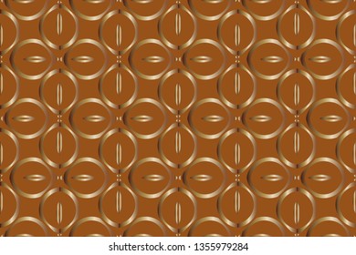 Abstract background. Colorful dynamic stylish wallpaper. Graphic illustration with wavy halftone design. Smart design for your business advert.  Vector illustration, brown color, brown pattern, 