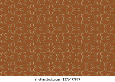 Abstract background. Colorful dynamic stylish wallpaper. Graphic illustration with wavy halftone design. Smart design for your business advert.  Vector illustration.Brown pattern, brown image,   