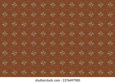 Abstract background. Colorful dynamic stylish wallpaper. Graphic illustration with wavy halftone design. Smart design for your business advert.  Vector illustration.Brown pattern, brown image,   
