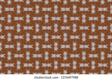 Abstract background. Colorful dynamic stylish wallpaper. Graphic illustration with wavy halftone design. Smart design for your business advert.  Vector illustration.Brown pattern, brown image,   