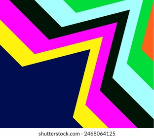 ABSTRACT BACKGROUND COLORFUL EFFECTS TEMPLATE FOR DIGITAL GRAPHICS  Geometric shape. Color gradient Design for template. Web banner. Wide. Panoramic.Vector Abstract, science, futuristic, energy techno