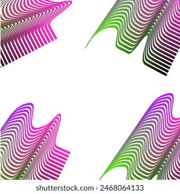 ABSTRACT BACKGROUND COLORFUL EFFECTS TEMPLATE FOR DIGITAL GRAPHICS  Geometric shape. Color gradient Design for template. Web banner. Wide. Panoramic.Vector Abstract, science, futuristic, energy techno