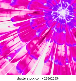 Abstract background with colorful floral pattern. Grungy and painterly effects added to the texture. Useful for web applications, printed media or as a design element for individual projects.