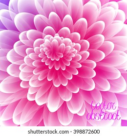 Abstract Background. Colorful Flower. Vector Illustration
