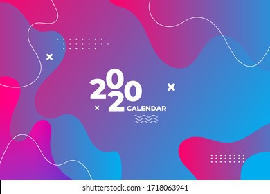Abstract background with colorful fluid and liquid shape design for your banner, poster, brochure, calendar.