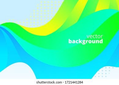 Abstract background with colorful fluid and liquid shape for banner, poster, brochure or calendar.