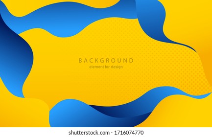 Abstract background colorful with fluid shapes modern concept. Dynamical colored composition forms and waves. Template for design website landing page, social media, banner, leaflet, cover, poster