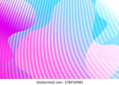 Abstract background with colorful fluid shapes, gradient waves, geometric lines, dynamical forms. Design for poster, banner, card. Abstract liquid illustration. 3D paper images with a subtle blend.