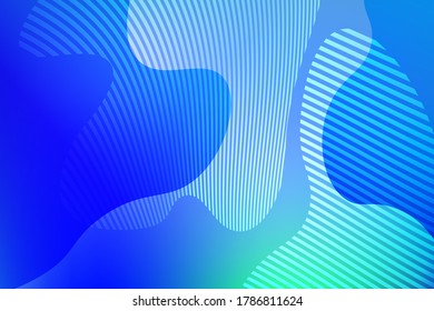 Abstract background with colorful fluid shapes, gradient waves, geometric lines, dynamical forms. Design for poster, banner, card. Abstract liquid illustration. 3D paper images with a subtle blend.