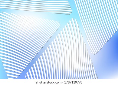 Abstract background with colorful fluid shapes, gradient waves, geometric lines, dynamical forms. Design for poster, banner, card. Abstract liquid illustration. 3D paper images with a subtle blend.