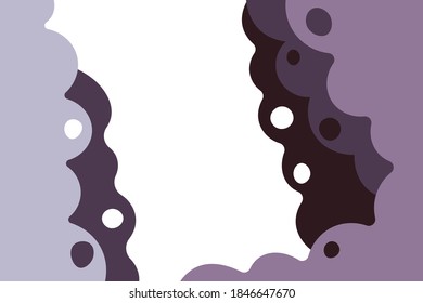 Abstract background with colorful fluid shapes, pastel color waves, geometric lines, dynamical forms. Design for poster, banner, card, cover. Liquid illustration. 3D modern paper images.