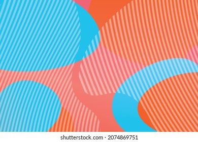 Abstract background with colorful fluid shapes, gradient waves, geometric lines, dynamical forms. Design for poster, banner, card. Abstract liquid illustration. 3D paper images with a subtle blend.