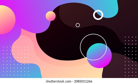 Abstract background with colorful and fluid wave.  Futuristic design posters. Eps10 vector 