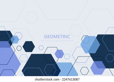 fondo abstracto de líneas geométricas coloridas y formas hexagonales