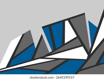Fondo Abstractas con patrón de líneas geométricas coloridas y con un poco de espacio de copia