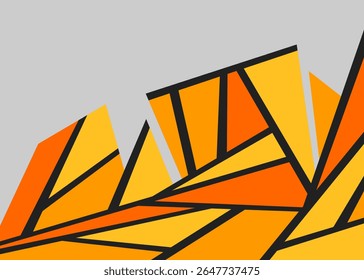 Fundo abstrato com padrão colorido de linhas geométricas e com alguma área de espaço de cópia