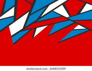 Abstract background with colorful geometric lines pattern and with some copy space area
