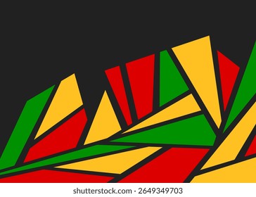 Abstract background with colorful geometric lines pattern and with some copy space area