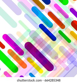 Abstract background with colorful geometric lines. Vector backdrop