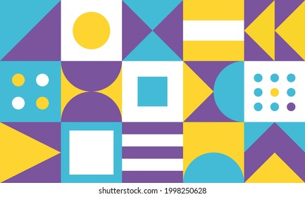 Abstract background. Colorful geometric mural wallpaper. Eps10 vector