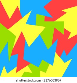 Abstract background with colorful geometric pattern. Abstract interior wallpaper