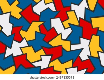 Abstract background with colorful geometric pattern