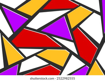 Fundo abstrato com padrão geométrico colorido