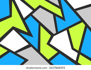 Abstract background with colorful geometric pattern. Abstract interior wallpaper