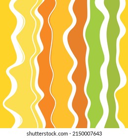 Abstract background with colorful geometric shapes. Rainbow seamless pattern.  Gradient waves, lines, dynamical forms. Design for poster, fabric, textile.