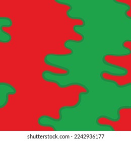 Abstract background with colorful geometric shapes. Rainbow seamless pattern. Gradient waves, lines, dynamical forms. Design for poster, fabric, textile.