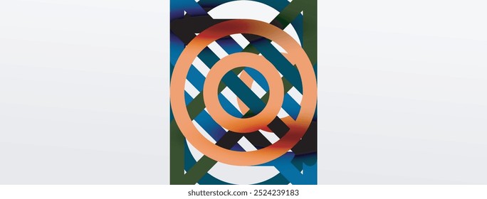 Abstract background - colorful geometric shapes composition made of lines. Technology or business digital template