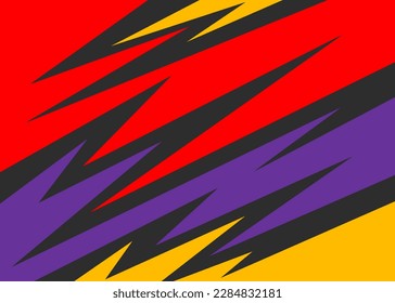 Abstract background with colorful geometric sharp and arrow line pattern