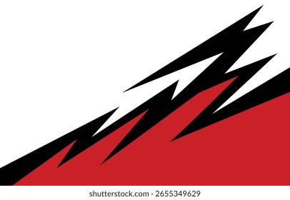 Abstract background with colorful geometric spike line pattern and with some copy space area