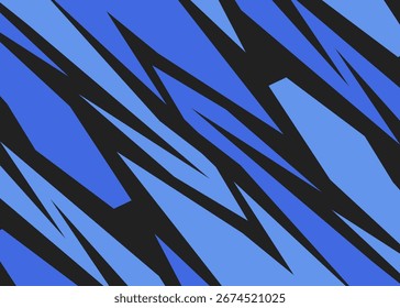 Abstract background with colorful geometric spike pattern