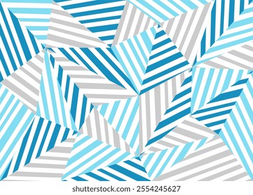 Abstract background with colorful geometric triangle and stripe pattern