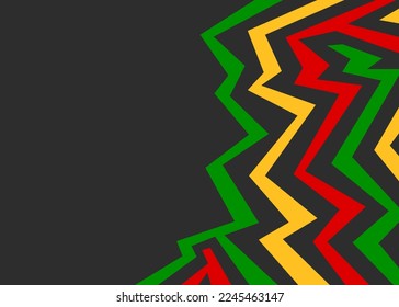 Abstract background with colorful geometric and zigzag lines pattern and with some copy space area