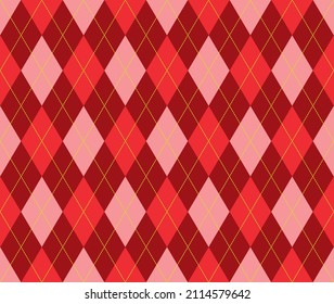 Abstract background. Colorful geometrical pattern. Modern design. Diagonal line. Square pattern. Pink diamond shape background. Happy St. Valentine's Day. Argyle pattern. Spring collection design.