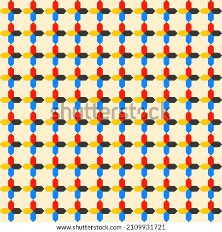 Abstract background. Colorful geometrical pattern. Modern design. Seamless backdrop. Diagonal line. Square pattern. Plus sign on white.