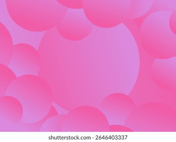 Abstract background with colorful gradations and several circular shapes such as floating bubbles or balls, giving a light and fresh impression.