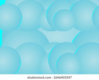 Abstract background with colorful gradations and several circular shapes such as floating bubbles or balls, giving a light and fresh impression.