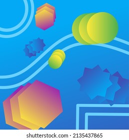 Abstract  background colorful gradient color suitable for presentation designs, websites, banners, wallpapers, brochures and posters