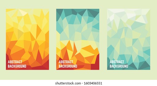 abstract background. Colorful gradient design. Vector illustration.